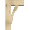 Ekena Millwork Olympic Block Rough Sawn Bracket w/ Offset Brace, Douglas Fir, 8"W x 20"D x 32"H BKT0806X20X32OLY05RDF - alternate 2